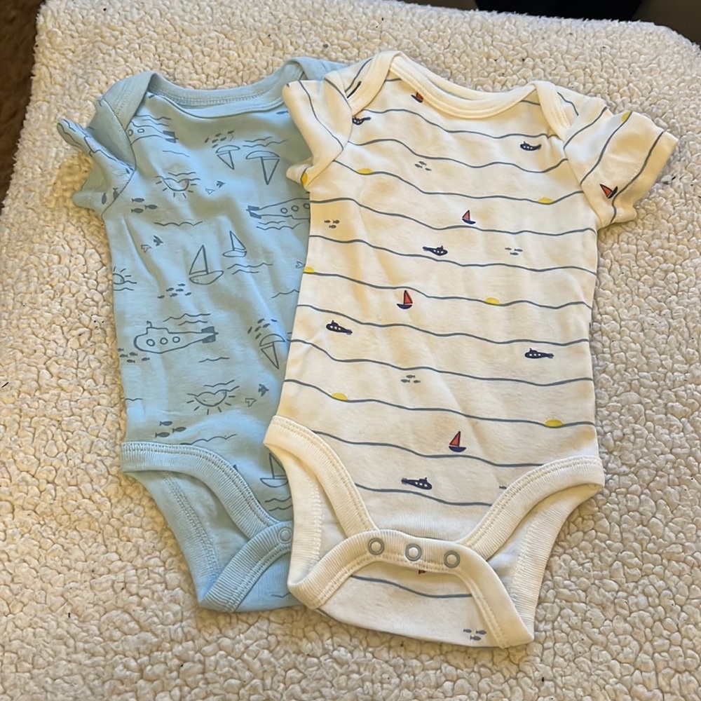 2 Pack Sailing Onesies